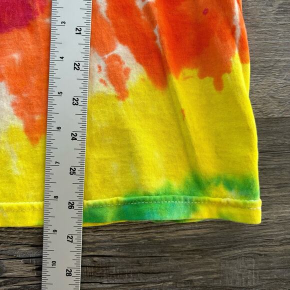 Vintage Tie Dye‎ Shirt Classic Spiral Short Sleeve Tee 90s T-shirt Delta Pro - Picture 4 of 7